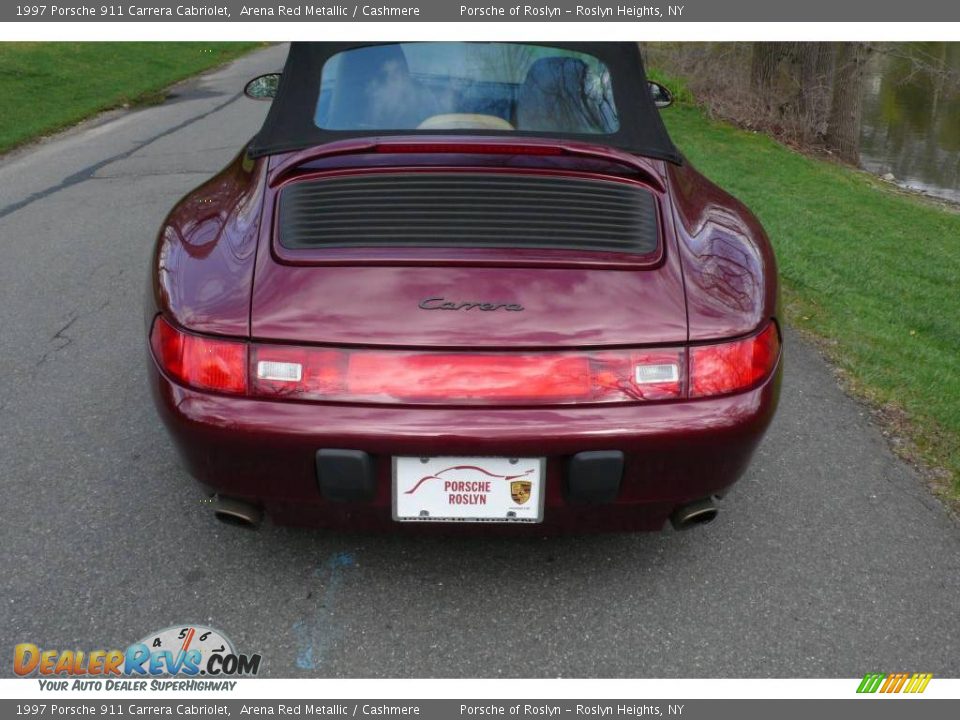 1997 Porsche 911 Carrera Cabriolet Arena Red Metallic / Cashmere Photo #6