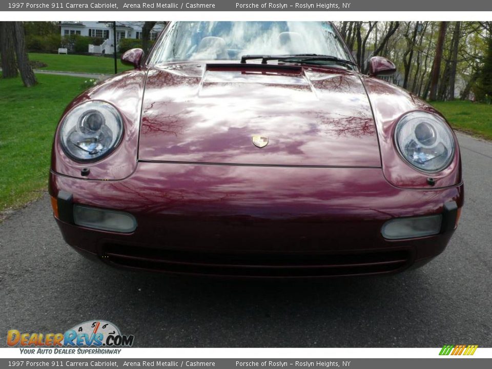 1997 Porsche 911 Carrera Cabriolet Arena Red Metallic / Cashmere Photo #10