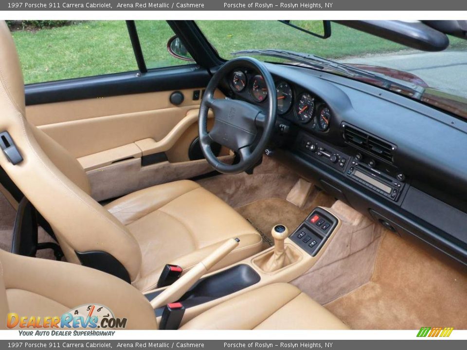 1997 Porsche 911 Carrera Cabriolet Arena Red Metallic / Cashmere Photo #18