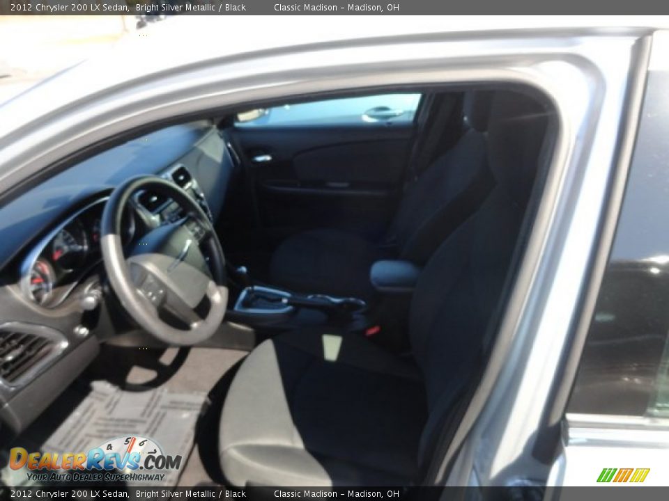 2012 Chrysler 200 LX Sedan Bright Silver Metallic / Black Photo #4