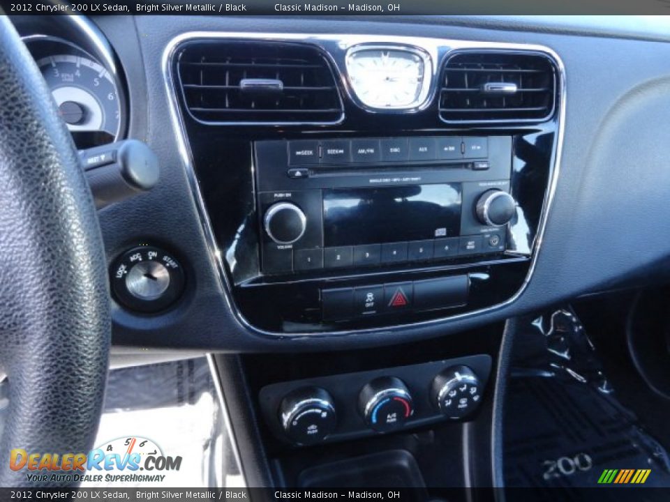 2012 Chrysler 200 LX Sedan Bright Silver Metallic / Black Photo #5