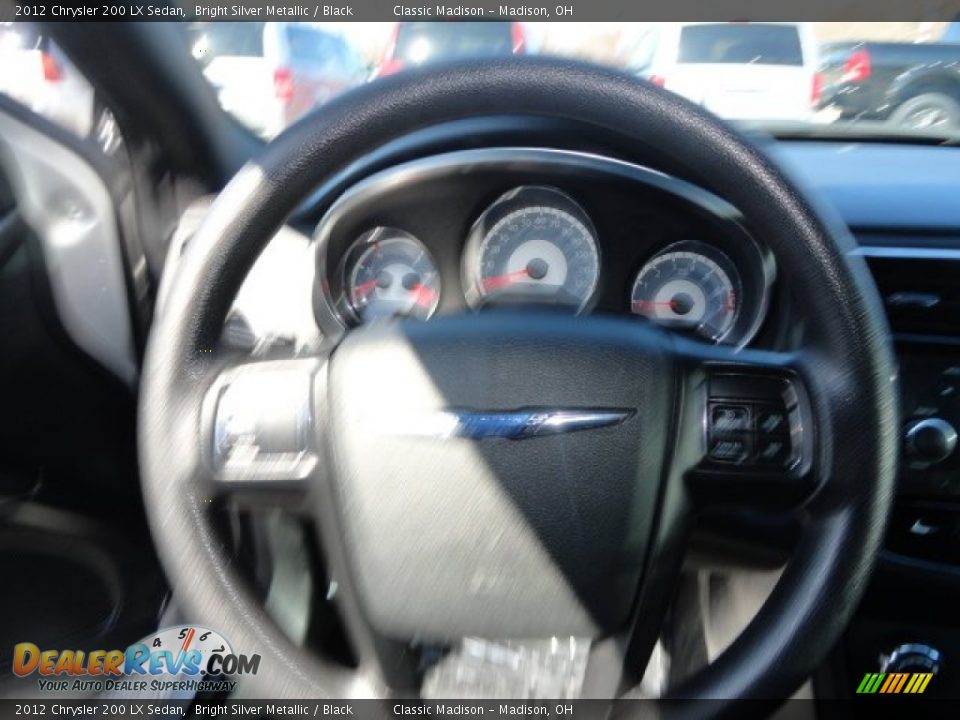 2012 Chrysler 200 LX Sedan Bright Silver Metallic / Black Photo #6