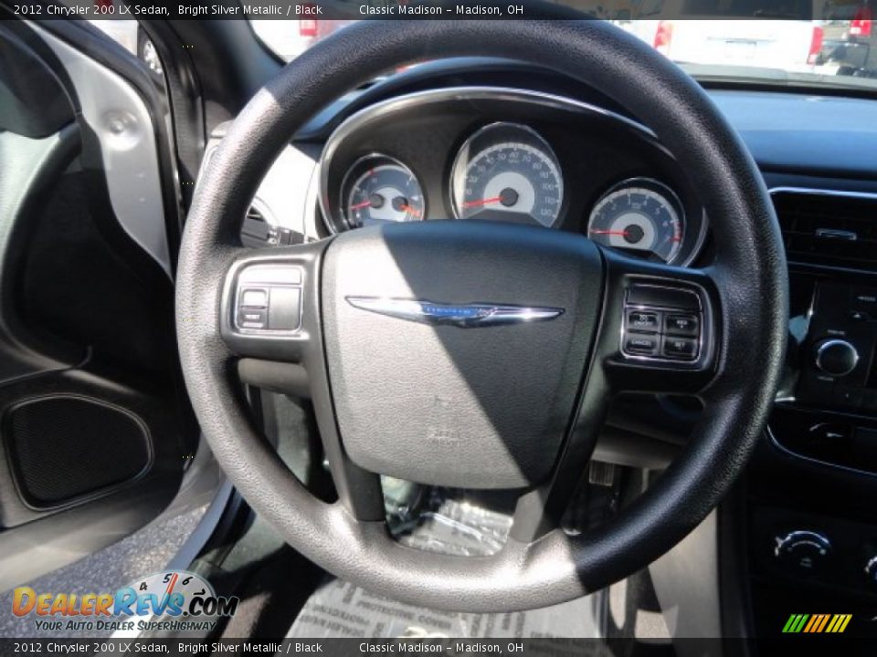 2012 Chrysler 200 LX Sedan Bright Silver Metallic / Black Photo #8