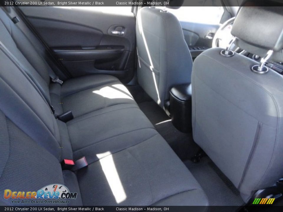 2012 Chrysler 200 LX Sedan Bright Silver Metallic / Black Photo #12