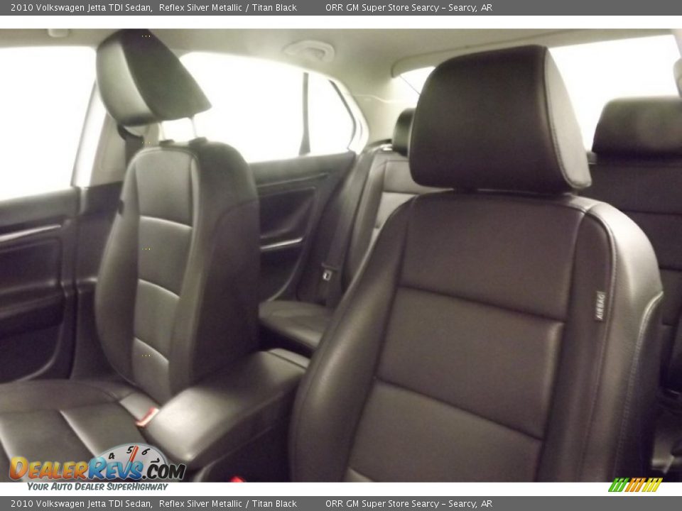2010 Volkswagen Jetta TDI Sedan Reflex Silver Metallic / Titan Black Photo #12