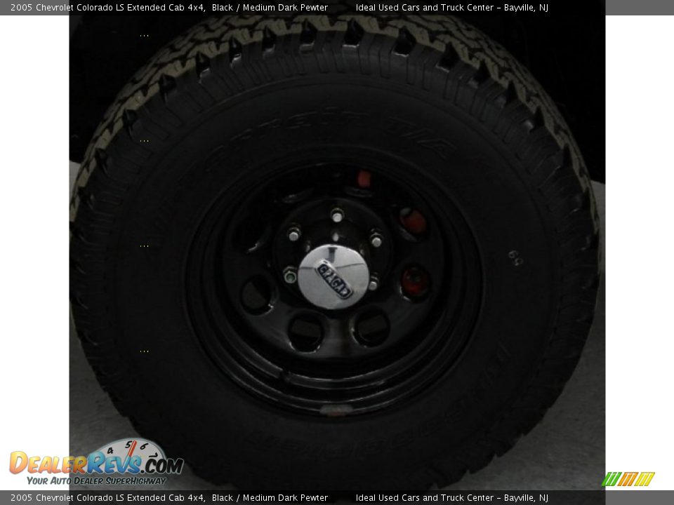 2005 Chevrolet Colorado LS Extended Cab 4x4 Black / Medium Dark Pewter Photo #4
