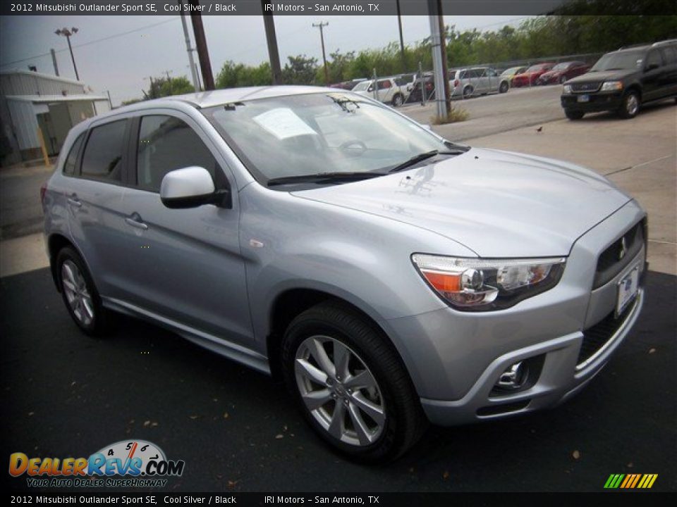 2012 Mitsubishi Outlander Sport SE Cool Silver / Black Photo #3