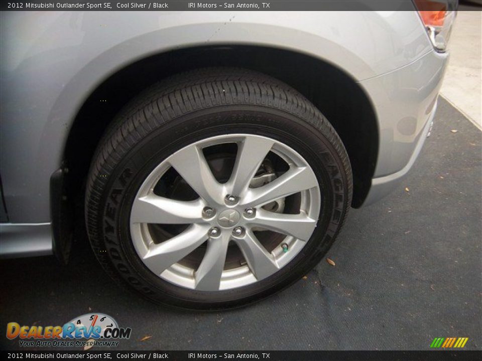 2012 Mitsubishi Outlander Sport SE Cool Silver / Black Photo #4