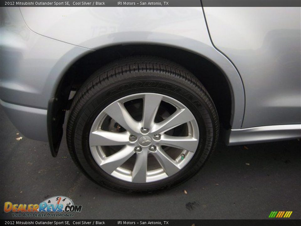 2012 Mitsubishi Outlander Sport SE Cool Silver / Black Photo #5