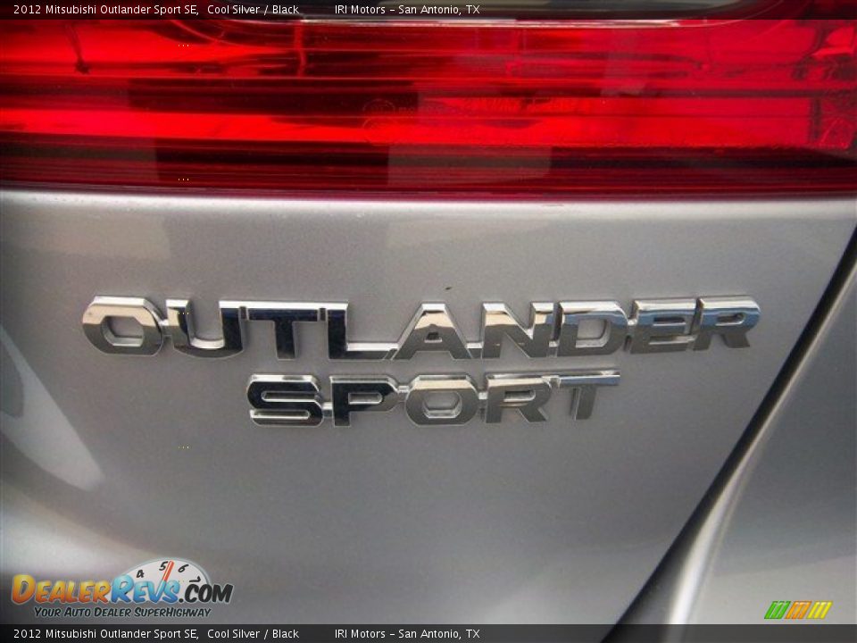 2012 Mitsubishi Outlander Sport SE Cool Silver / Black Photo #8