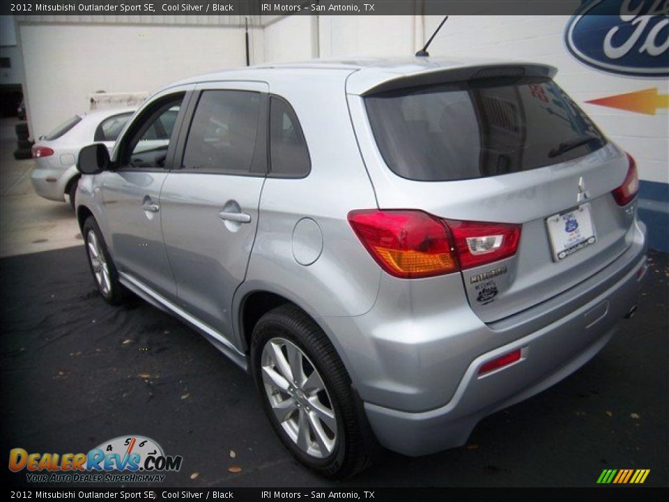 2012 Mitsubishi Outlander Sport SE Cool Silver / Black Photo #9