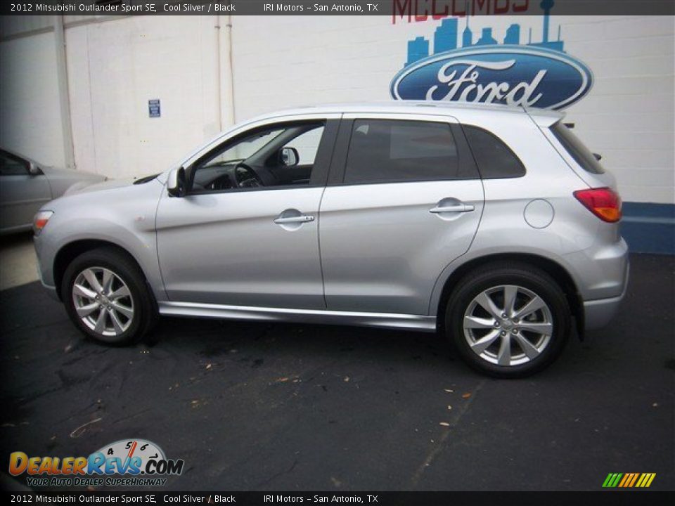 2012 Mitsubishi Outlander Sport SE Cool Silver / Black Photo #10