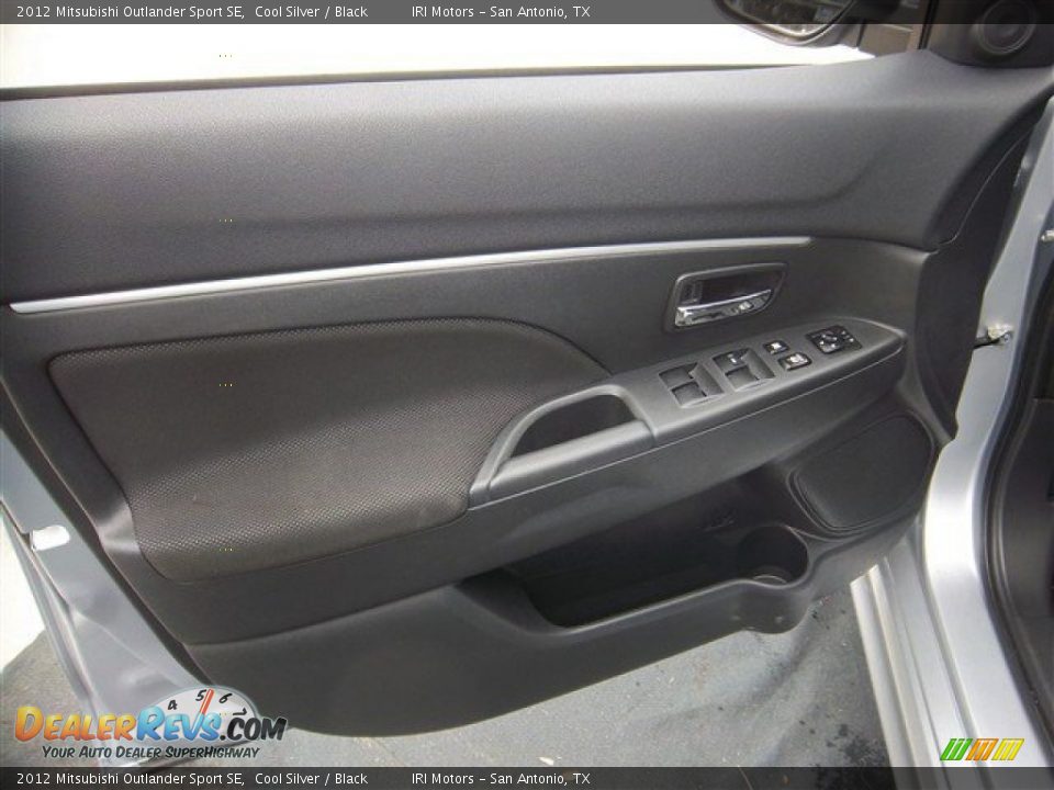 2012 Mitsubishi Outlander Sport SE Cool Silver / Black Photo #12