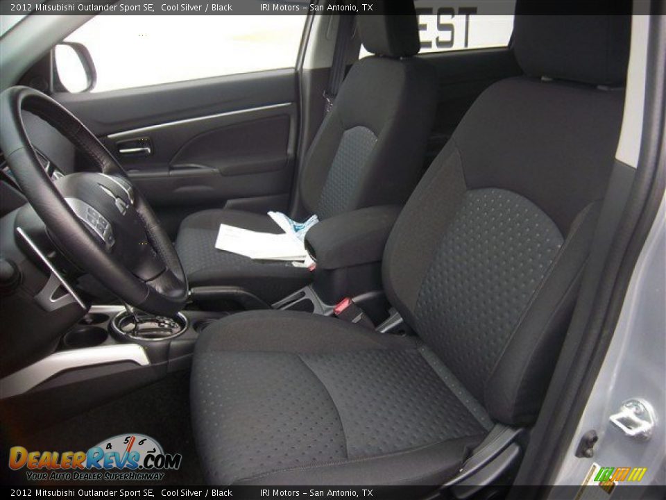 2012 Mitsubishi Outlander Sport SE Cool Silver / Black Photo #14