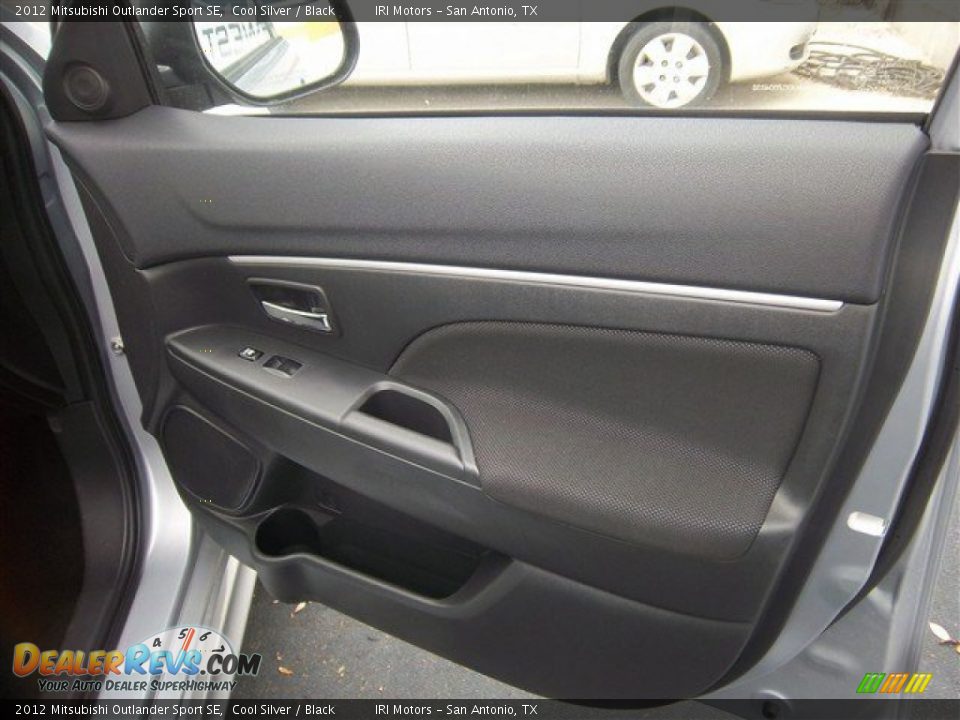 2012 Mitsubishi Outlander Sport SE Cool Silver / Black Photo #20