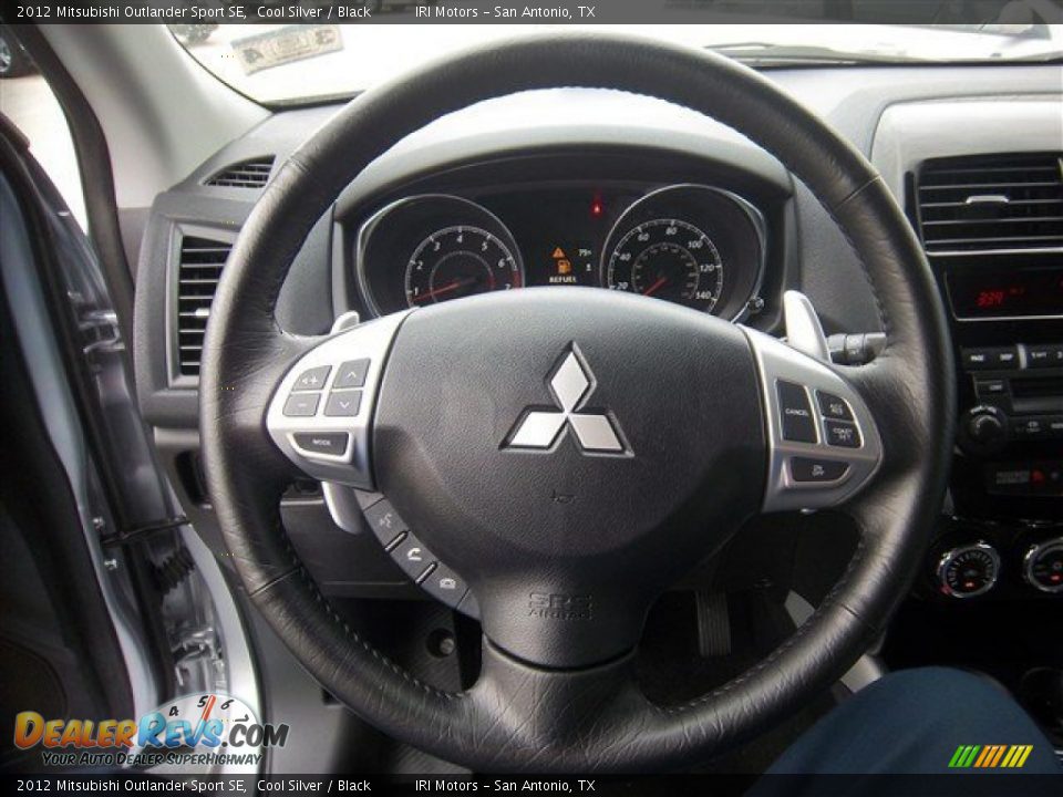 2012 Mitsubishi Outlander Sport SE Cool Silver / Black Photo #22