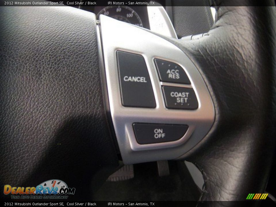 2012 Mitsubishi Outlander Sport SE Cool Silver / Black Photo #23