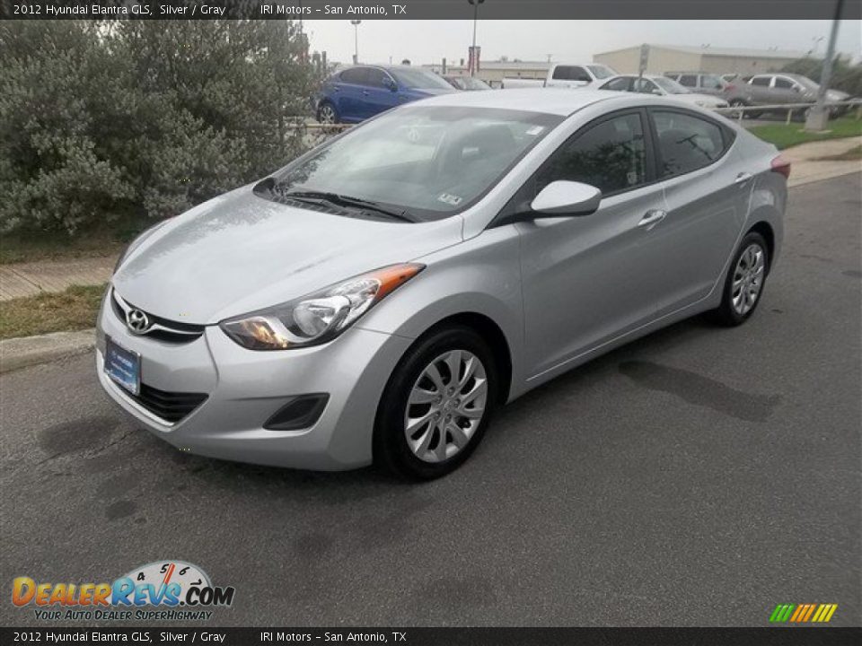 2012 Hyundai Elantra GLS Silver / Gray Photo #2