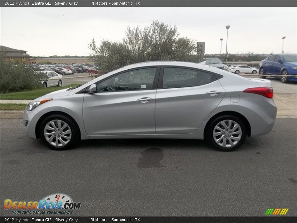 2012 Hyundai Elantra GLS Silver / Gray Photo #3