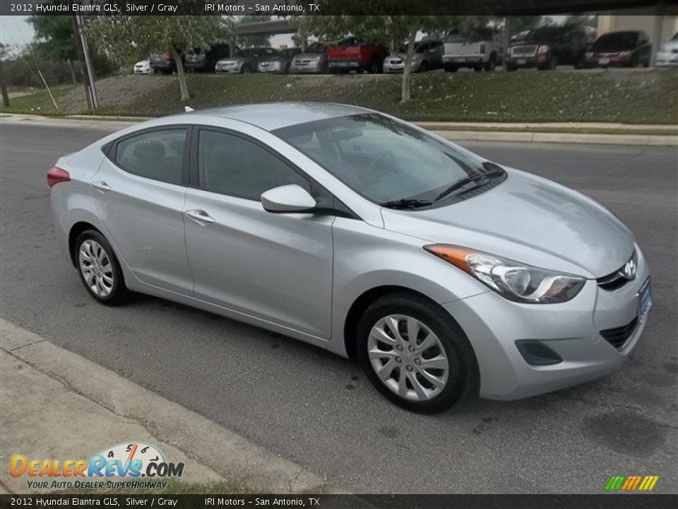 2012 Hyundai Elantra GLS Silver / Gray Photo #7