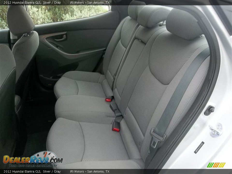 2012 Hyundai Elantra GLS Silver / Gray Photo #9