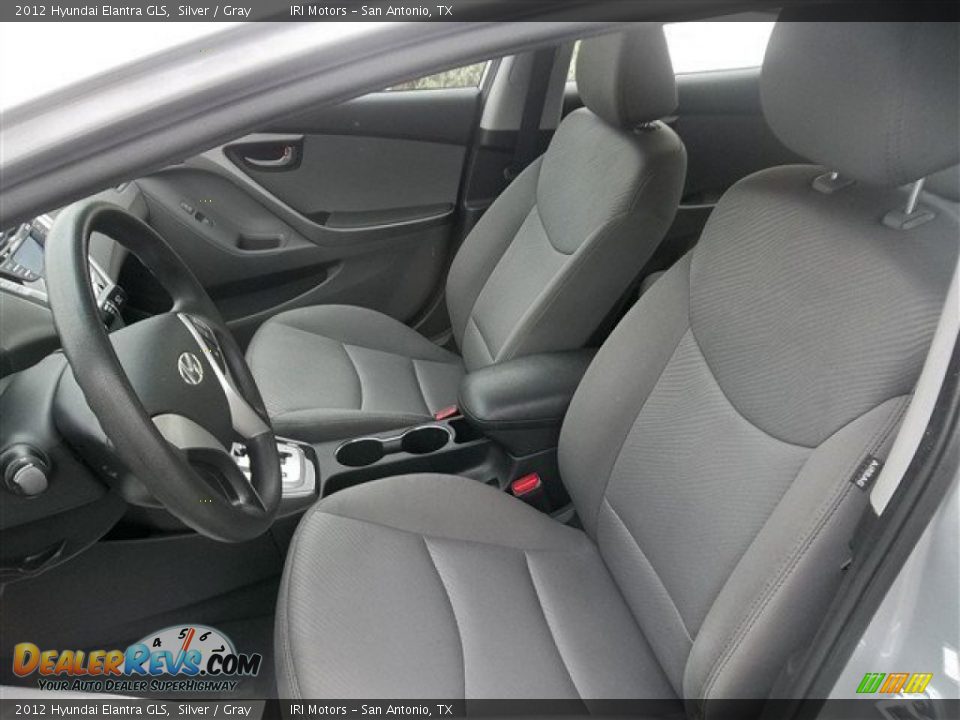 2012 Hyundai Elantra GLS Silver / Gray Photo #10