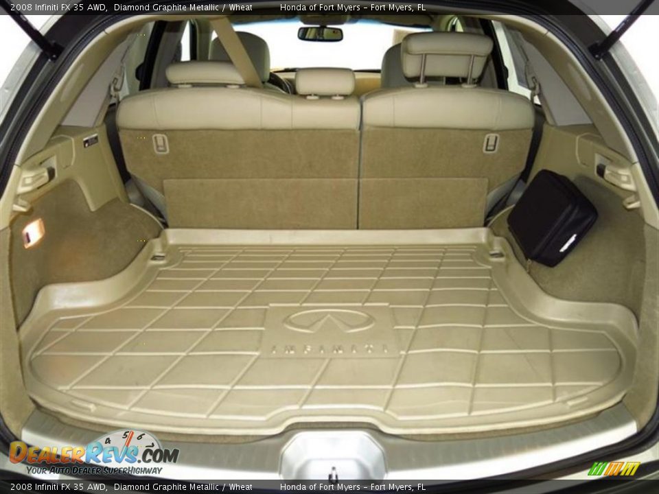 2008 Infiniti FX 35 AWD Diamond Graphite Metallic / Wheat Photo #5