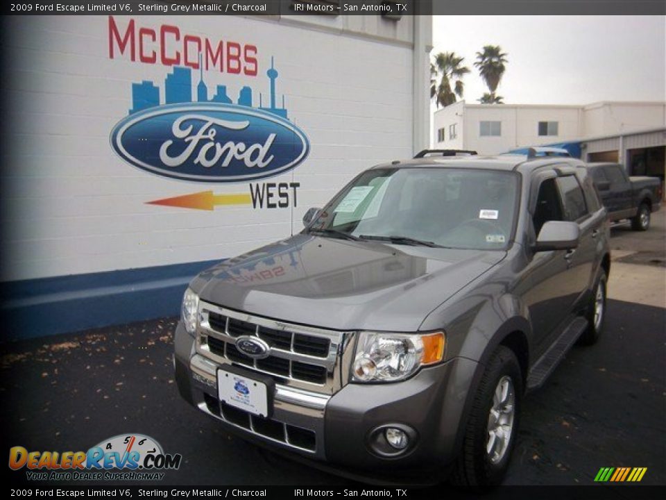 2009 Ford Escape Limited V6 Sterling Grey Metallic / Charcoal Photo #1