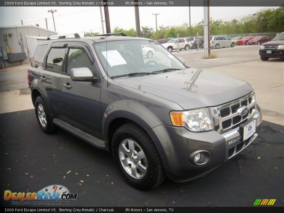 2009 Ford Escape Limited V6 Sterling Grey Metallic / Charcoal Photo #3