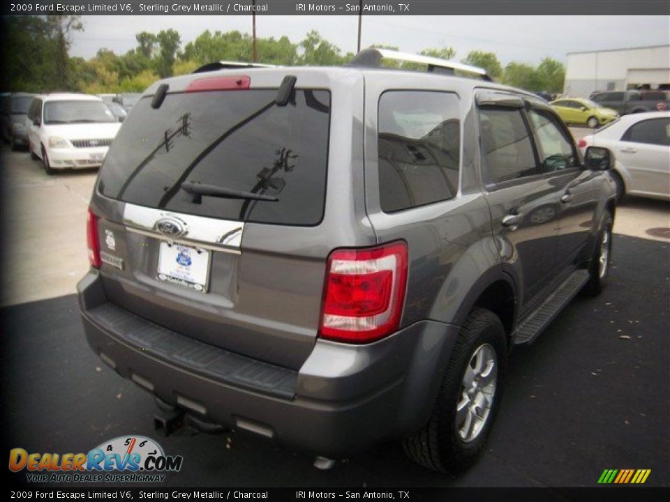 2009 Ford Escape Limited V6 Sterling Grey Metallic / Charcoal Photo #7