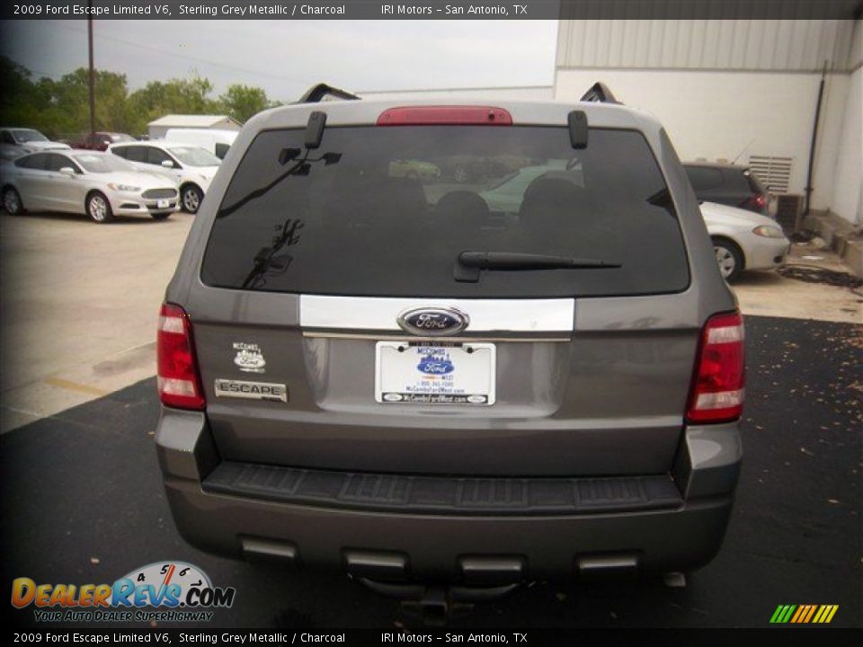 2009 Ford Escape Limited V6 Sterling Grey Metallic / Charcoal Photo #8