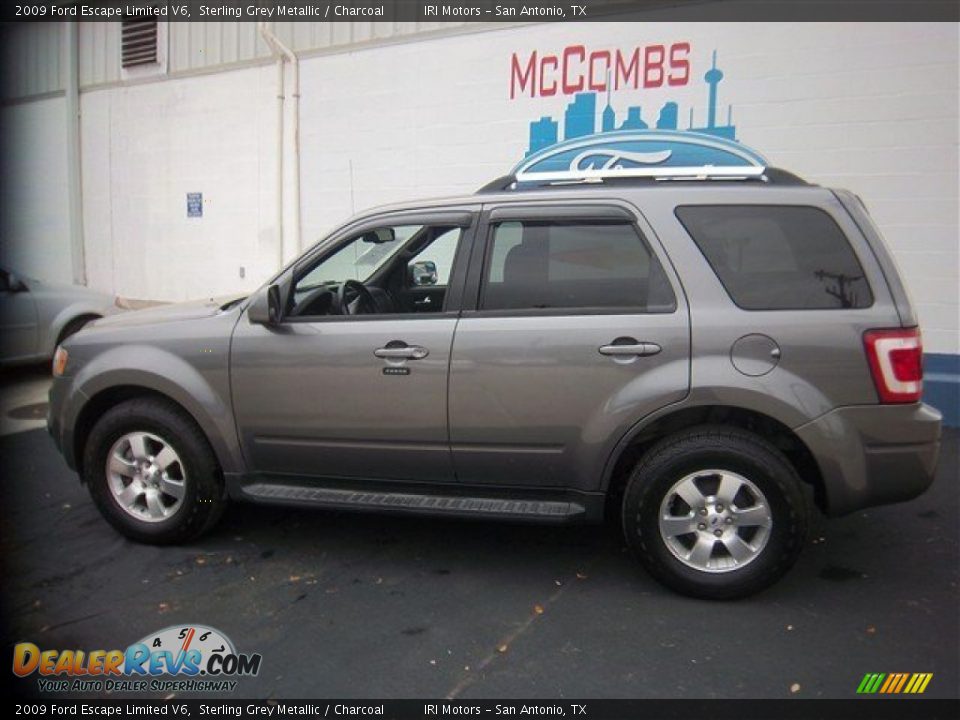 2009 Ford Escape Limited V6 Sterling Grey Metallic / Charcoal Photo #10