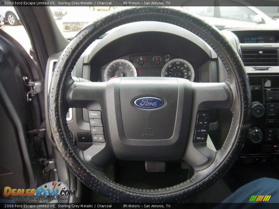 2009 Ford Escape Limited V6 Sterling Grey Metallic / Charcoal Photo #23