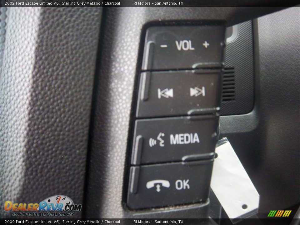 2009 Ford Escape Limited V6 Sterling Grey Metallic / Charcoal Photo #24