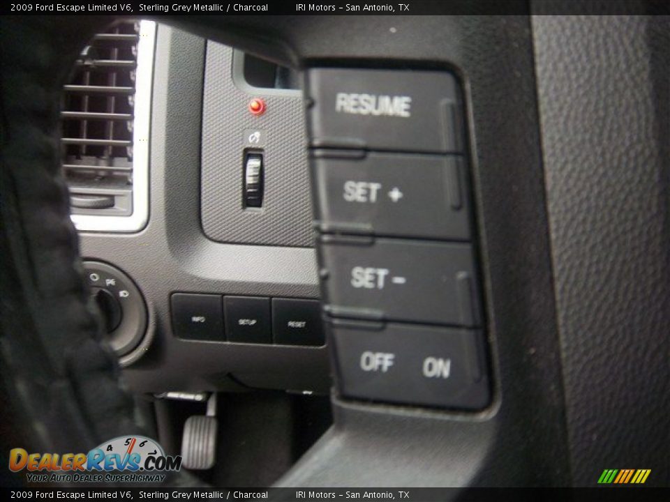 2009 Ford Escape Limited V6 Sterling Grey Metallic / Charcoal Photo #25