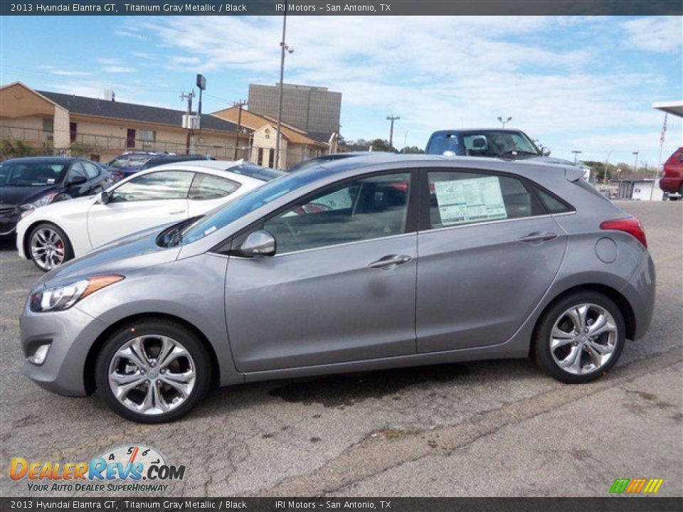 2013 Hyundai Elantra GT Titanium Gray Metallic / Black Photo #5