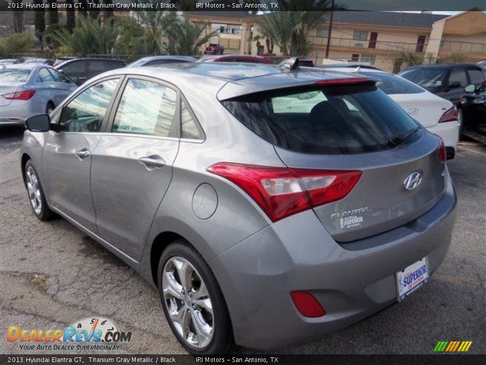 2013 Hyundai Elantra GT Titanium Gray Metallic / Black Photo #6