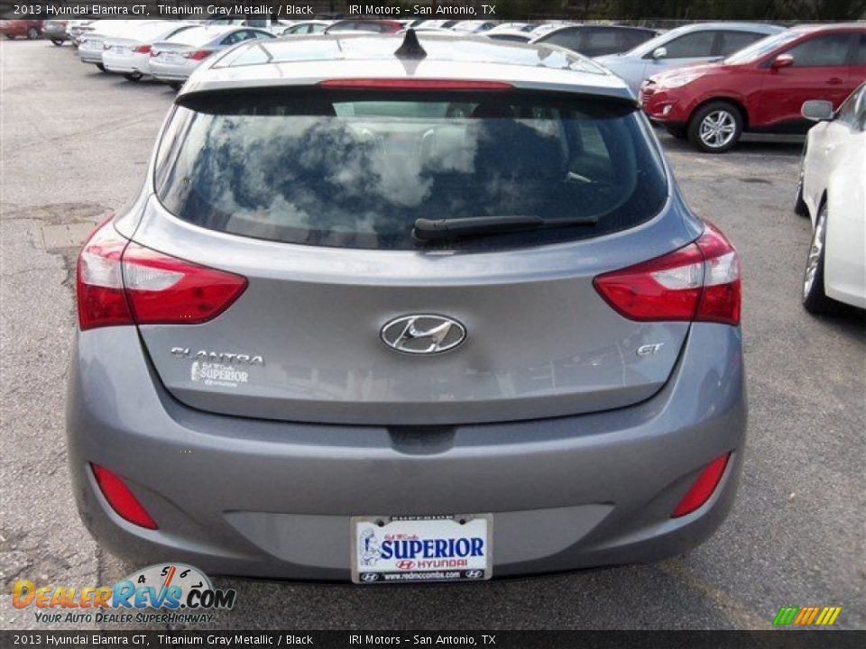 2013 Hyundai Elantra GT Titanium Gray Metallic / Black Photo #7