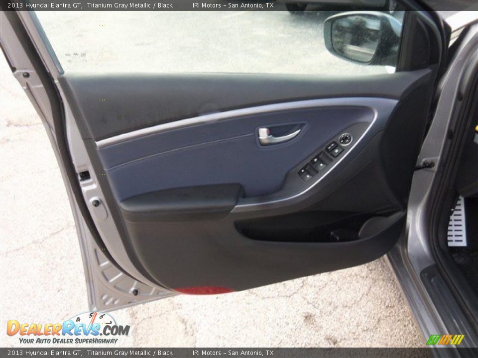 2013 Hyundai Elantra GT Titanium Gray Metallic / Black Photo #10