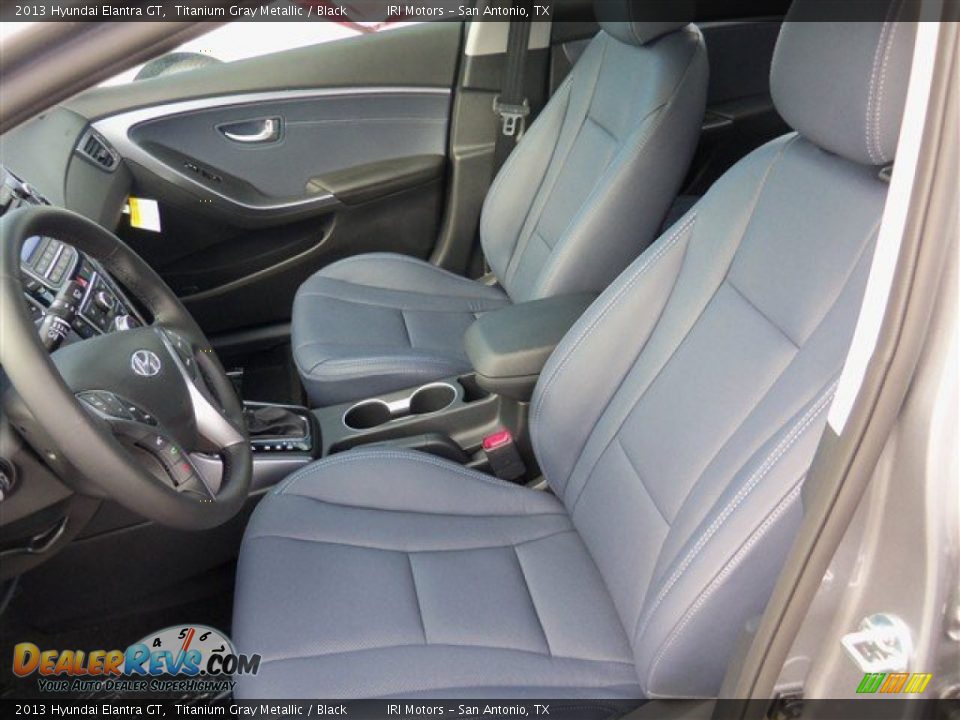 2013 Hyundai Elantra GT Titanium Gray Metallic / Black Photo #12