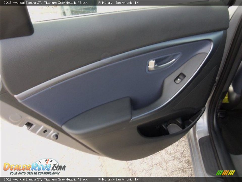 2013 Hyundai Elantra GT Titanium Gray Metallic / Black Photo #13