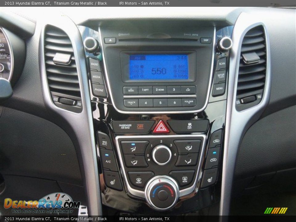 2013 Hyundai Elantra GT Titanium Gray Metallic / Black Photo #16