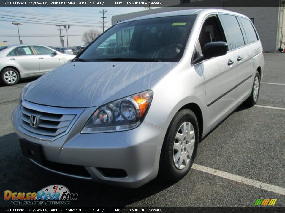2010 Honda Odyssey LX Alabaster Silver Metallic / Gray Photo #2