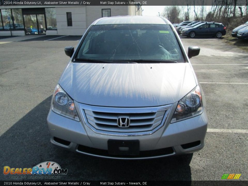 2010 Honda Odyssey LX Alabaster Silver Metallic / Gray Photo #3