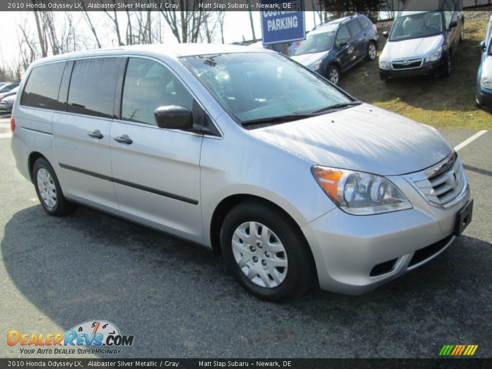 2010 Honda Odyssey LX Alabaster Silver Metallic / Gray Photo #4