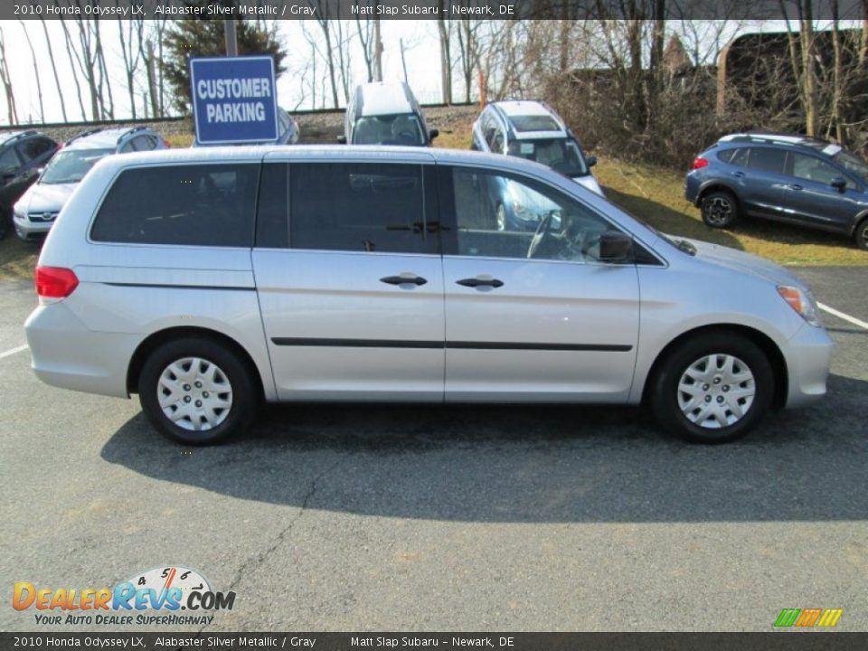 2010 Honda Odyssey LX Alabaster Silver Metallic / Gray Photo #5