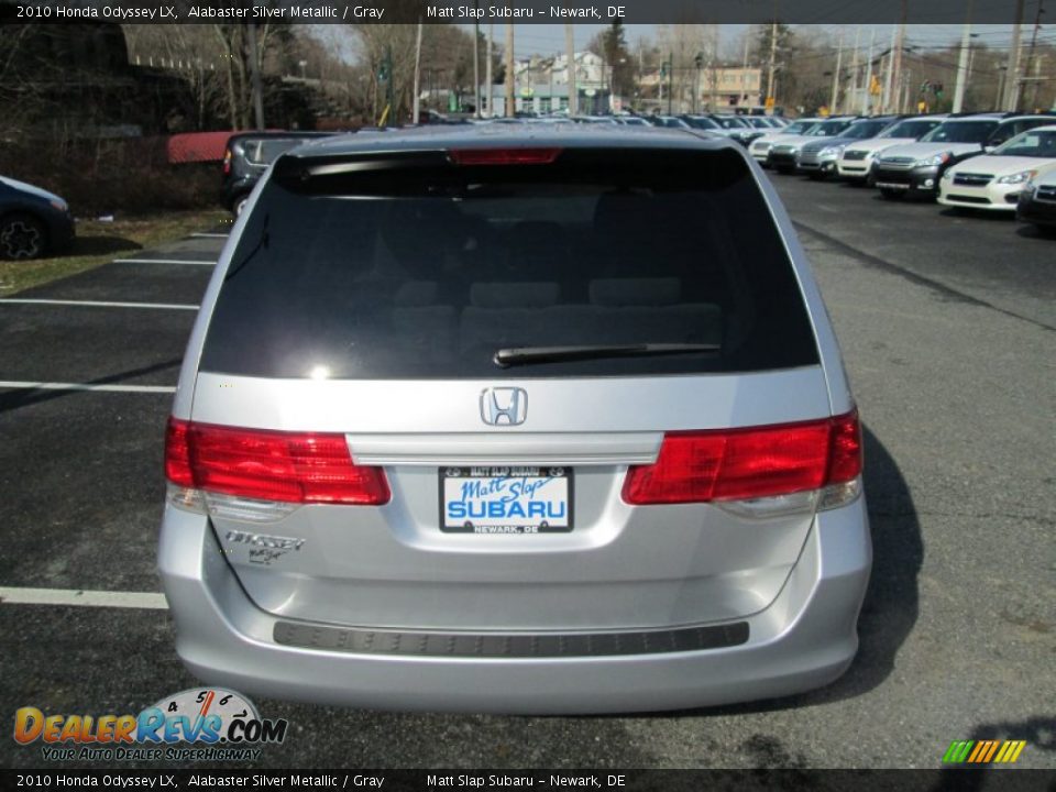 2010 Honda Odyssey LX Alabaster Silver Metallic / Gray Photo #7