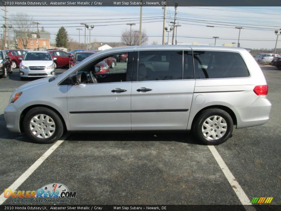 2010 Honda Odyssey LX Alabaster Silver Metallic / Gray Photo #9