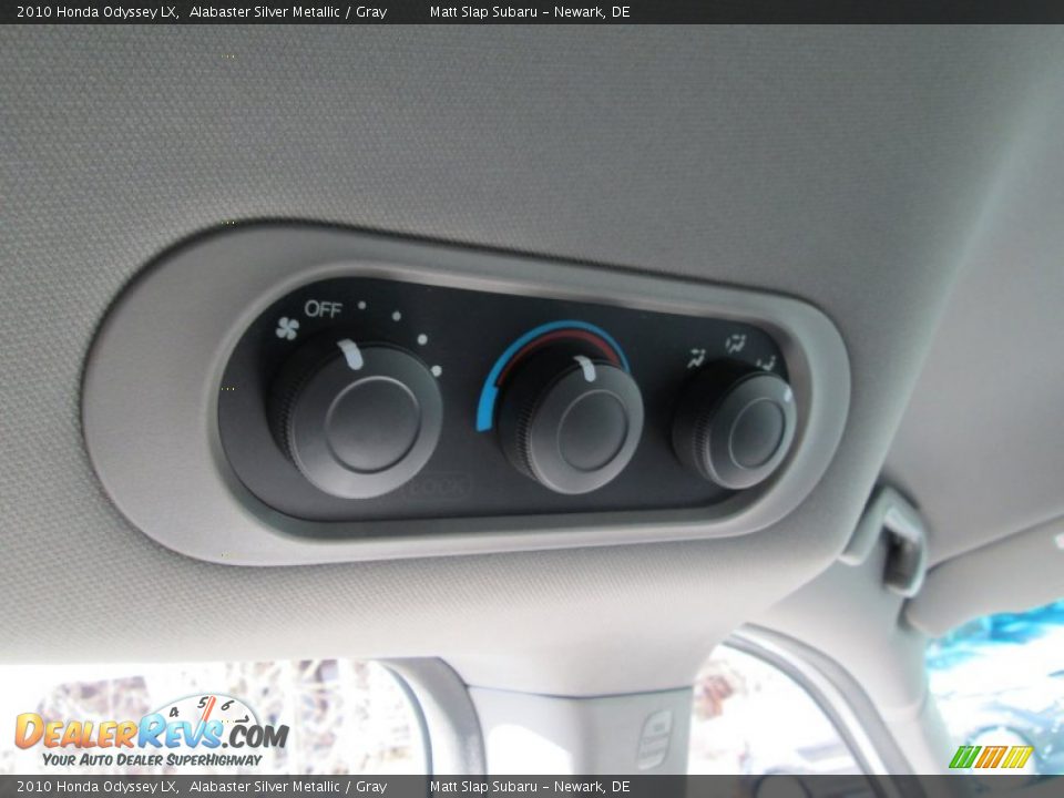 2010 Honda Odyssey LX Alabaster Silver Metallic / Gray Photo #20