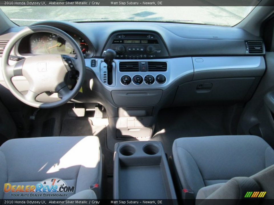 2010 Honda Odyssey LX Alabaster Silver Metallic / Gray Photo #21